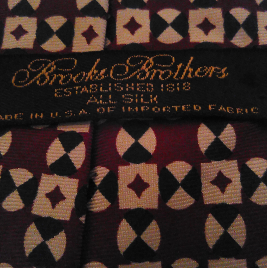 Brooks Brothers, Tie. Authentic, Vintage.